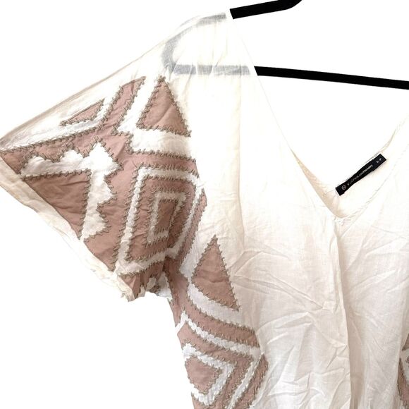 VIX PAULA HERMANNY Cinched‎ Waist Tunic Sz Small - Picture 3 of 5